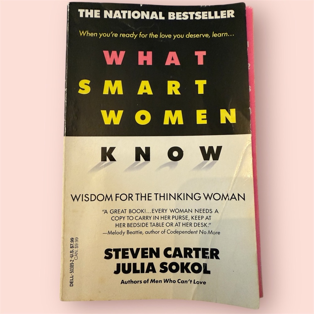 What Smart Women Know Book Paperback 204 Pages National Bestseller Self Love